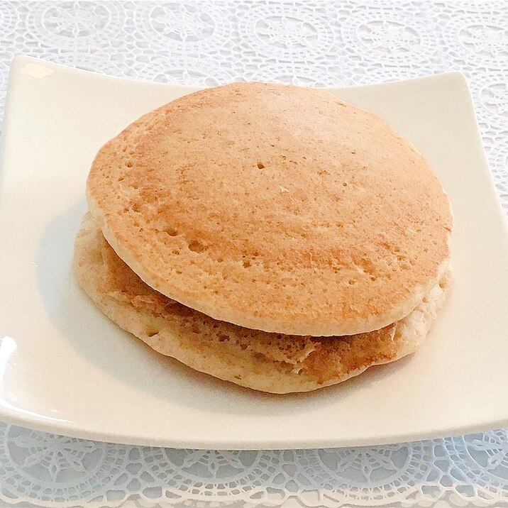 焼くだけ簡単！モチモチ生地のふんわりどら焼き☆